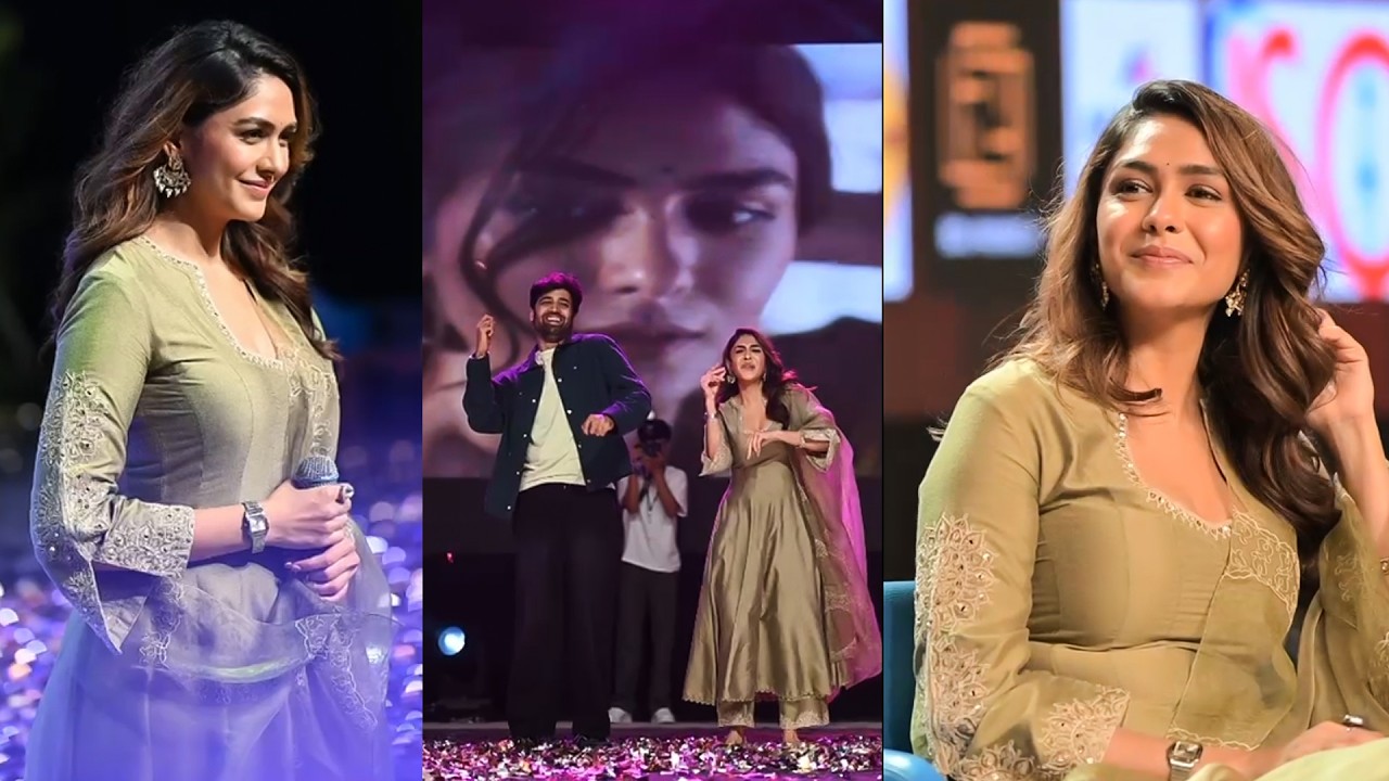 Adivi Sesh & Mrunal Thakur Latest Visuals At IIT Tirupati Tirutsava Event | #dacoit | TFPC