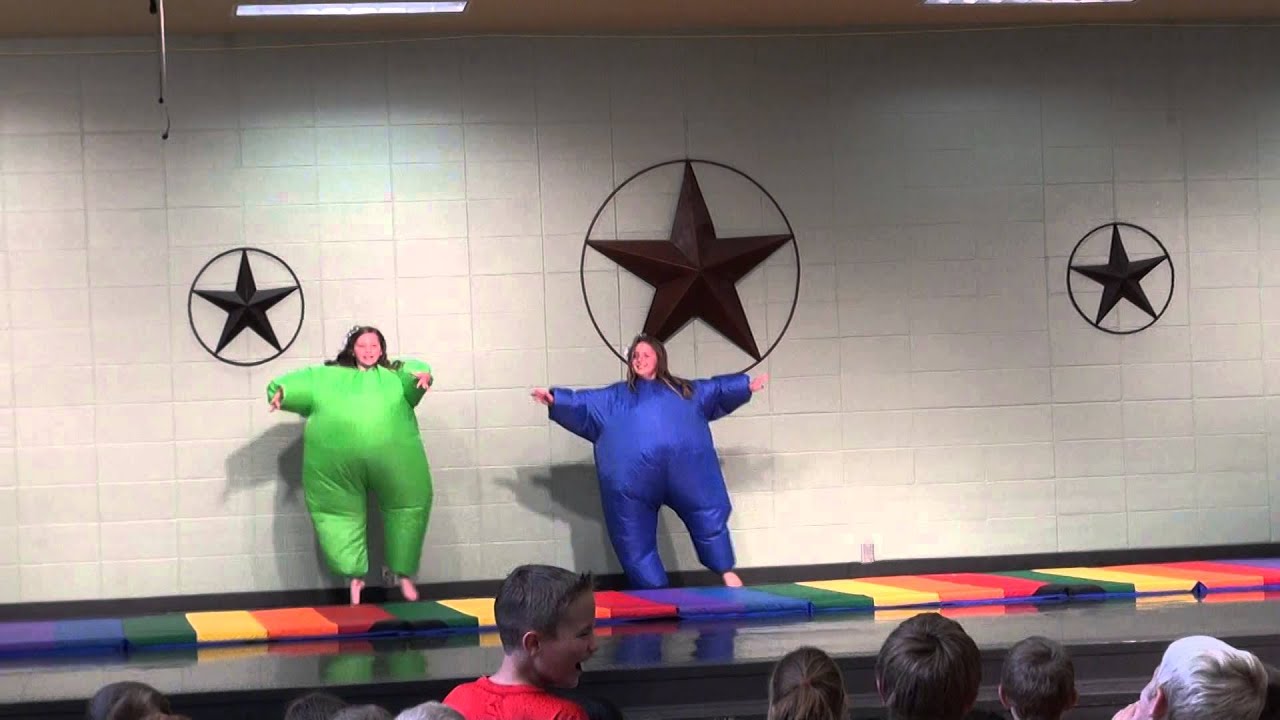 Inflatable Suit Talent Show Dance