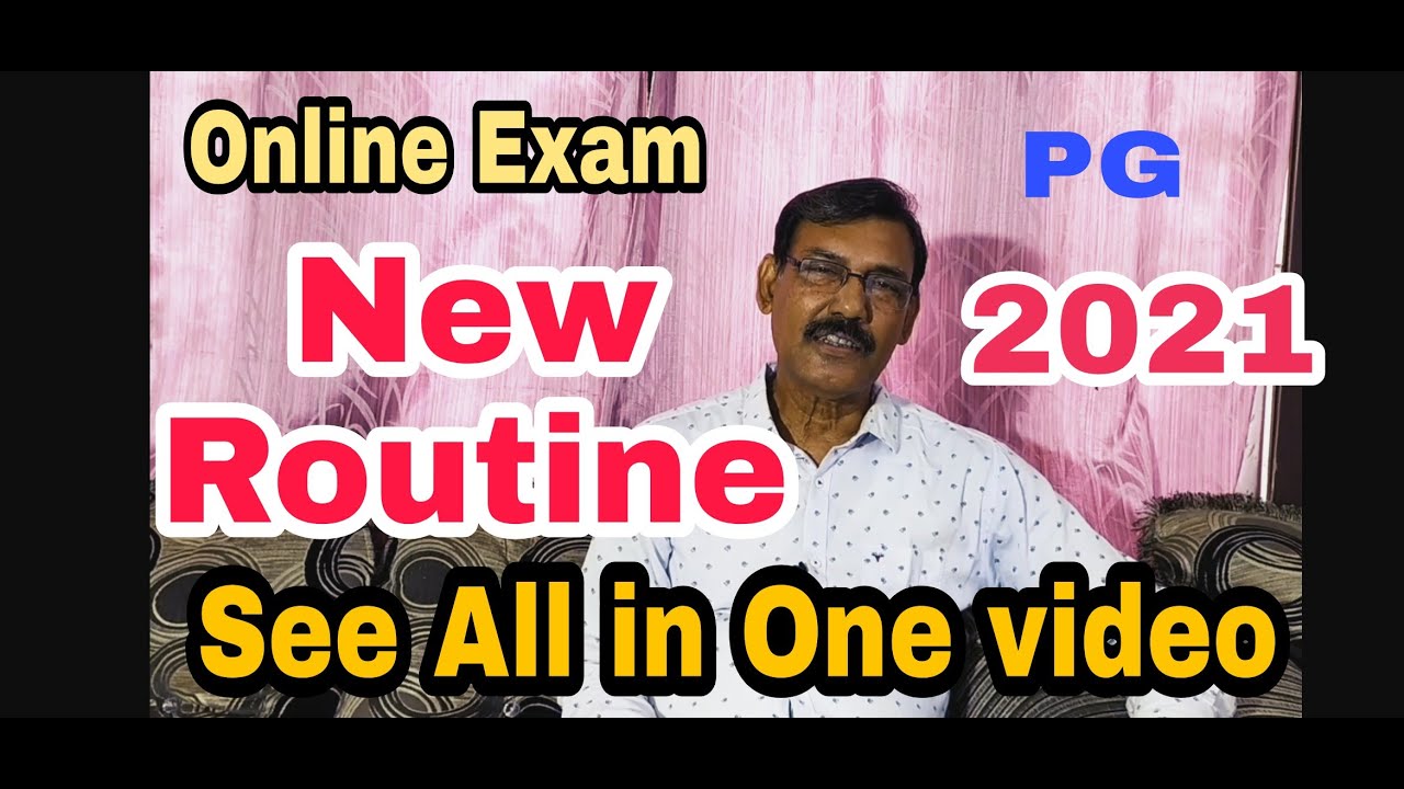 Revised Routine ll Online Exam ll Gauhati University ll My English Class Room ll All in One Video ll