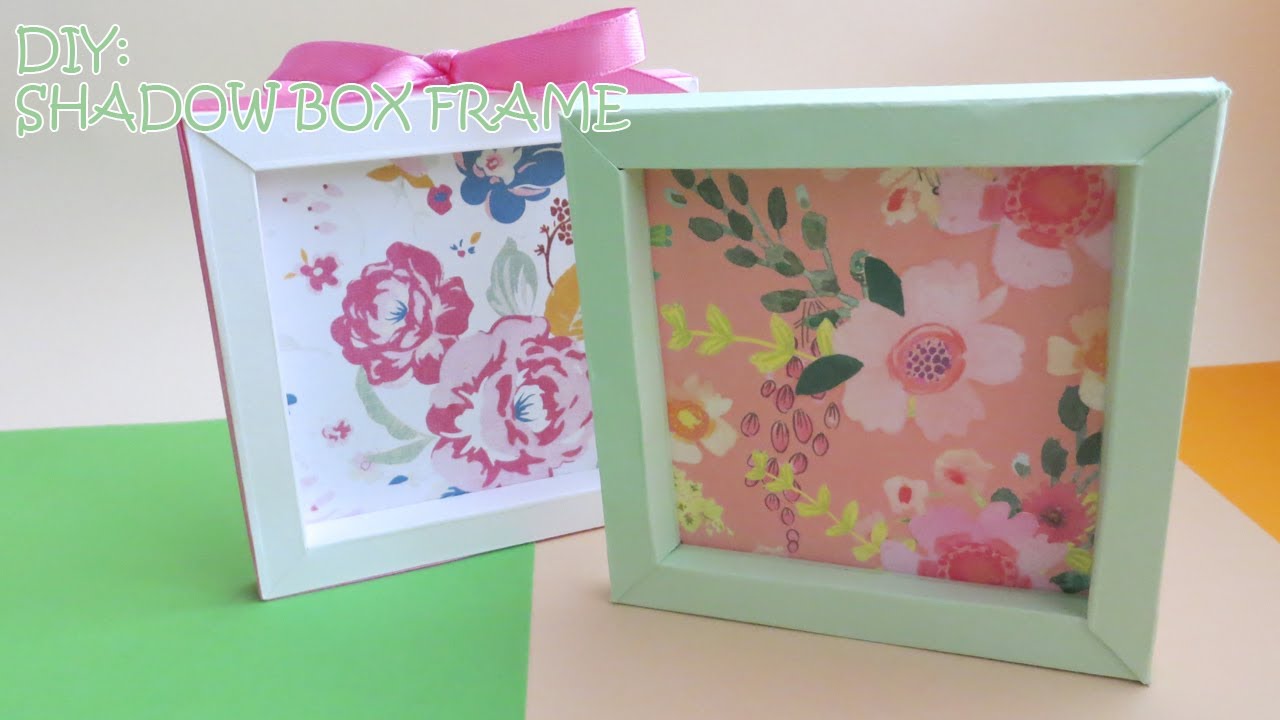 DIY: Shadow Box Frame (Paper Frame)