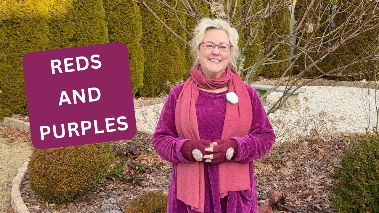 Red & Purple Perennial Colors in Winter & Early Spring