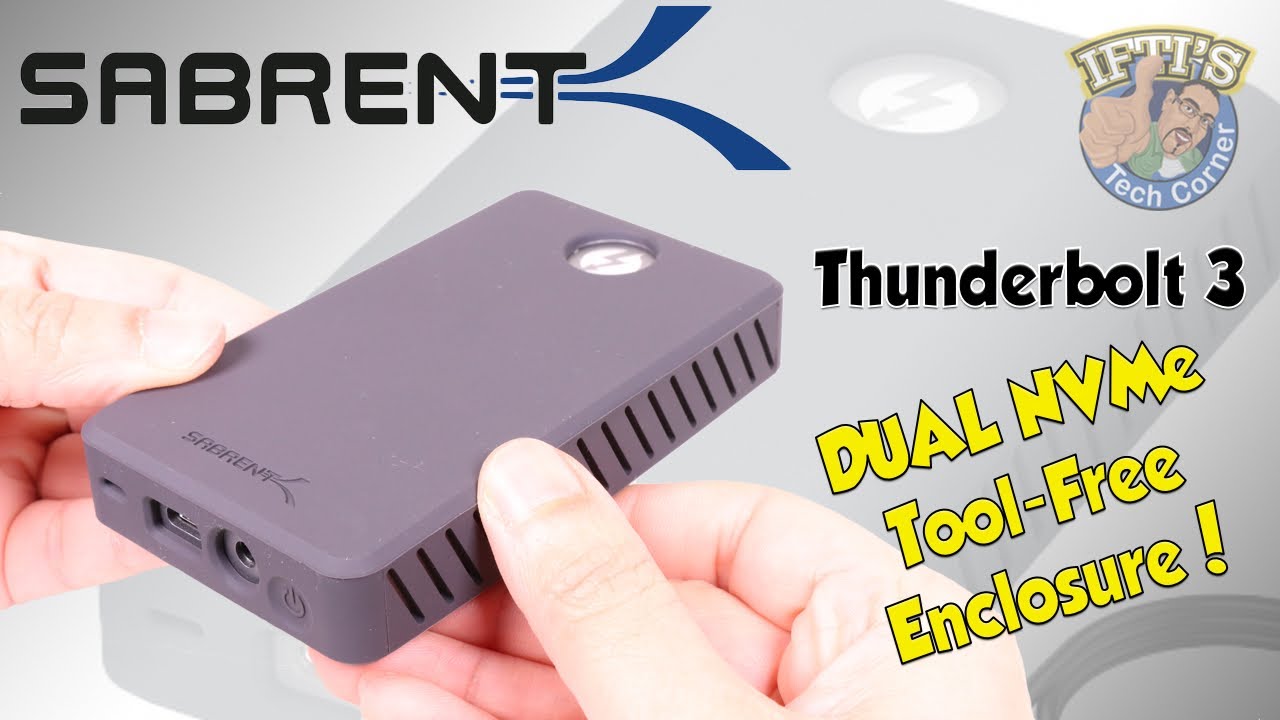 Sabrent Thunderbolt 3 Tool-Free DUAL NVMe Enclosure! - REVIEW