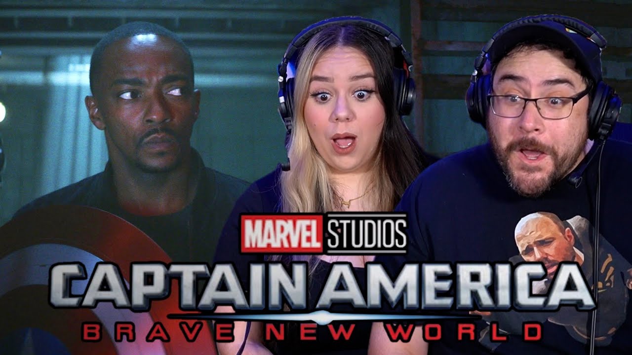 CAPTAIN AMERICA Brave New World TRAILER REACTION | Marvel | Disney