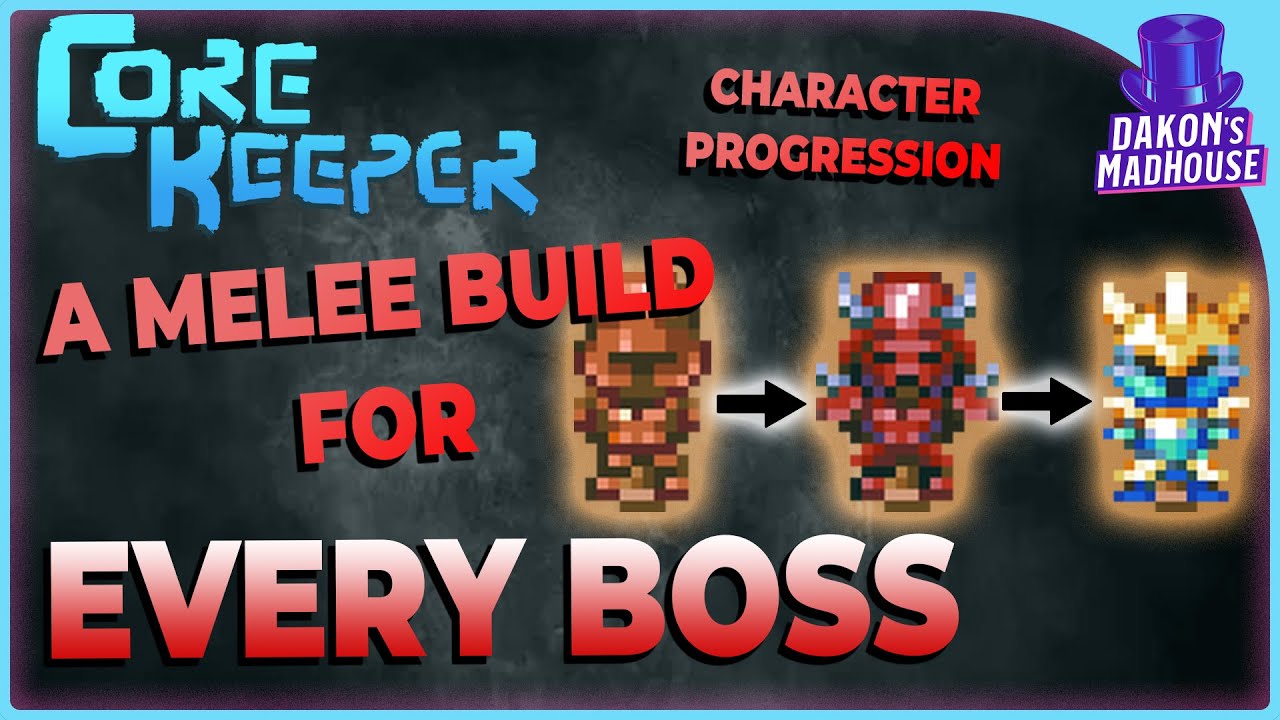 Melee Progression All Bosses | Core Keeper 1.1