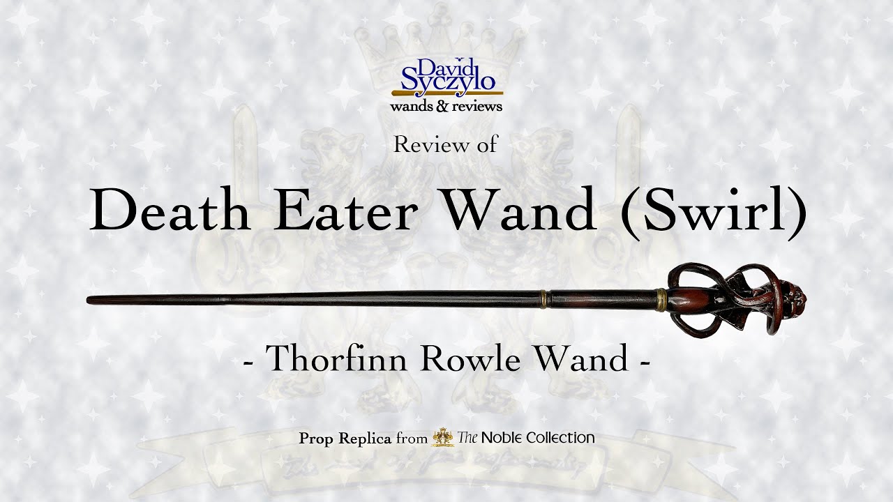 Death Eater Swirl Wand - The Noble Collection