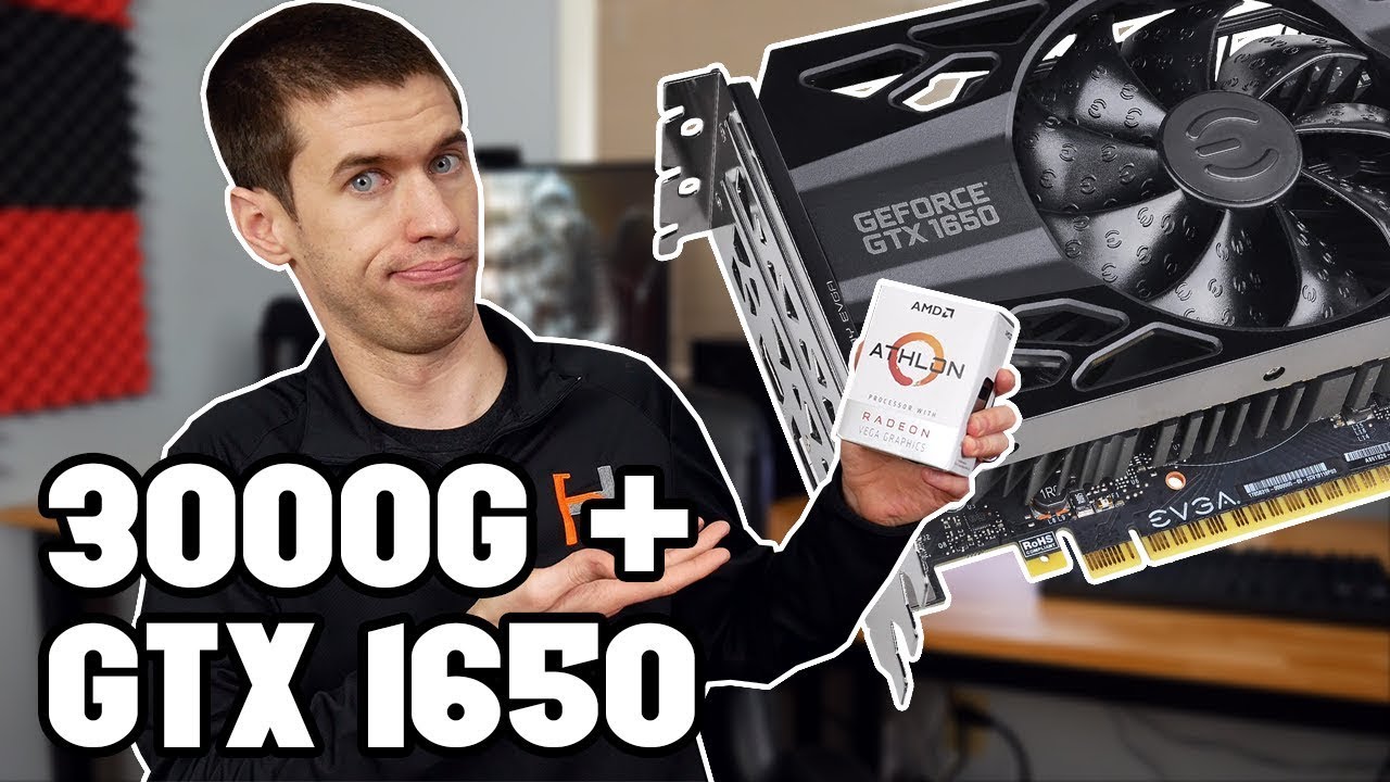 REAL GPU + Athlon 3000G = ???