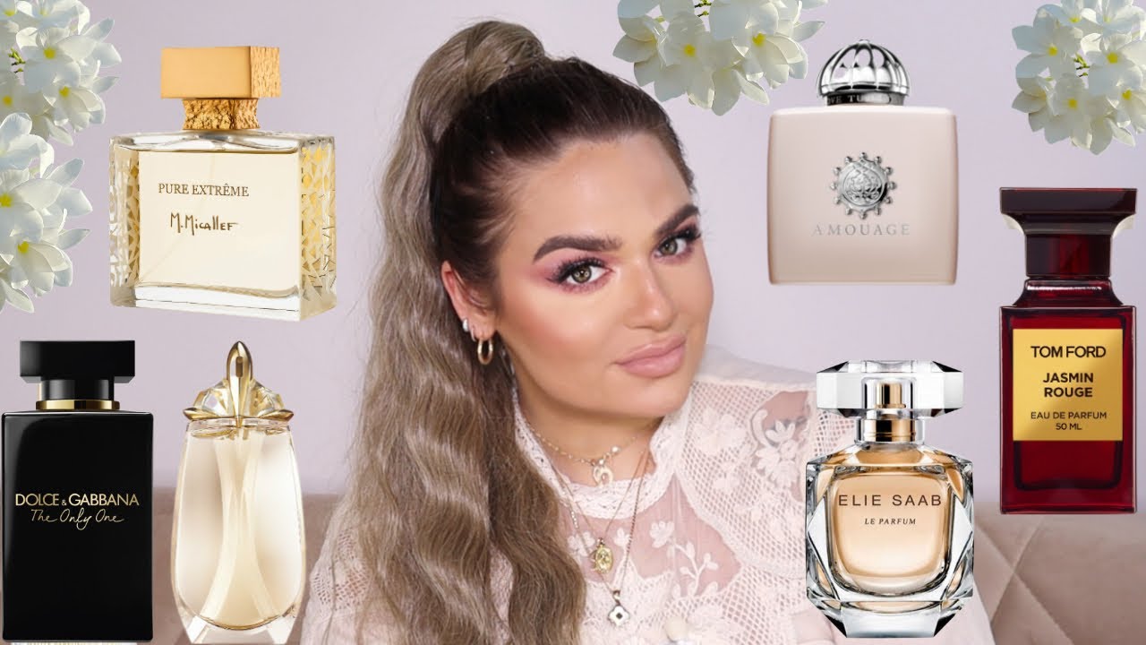 🤍 THE BEST WHITE FLORAL PERFUMES FOR WOMEN OF ALL TIME 🤍 | PERFUME COLLECTION | Paulina Schar