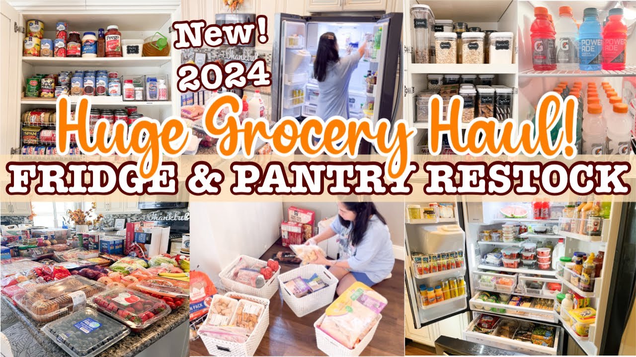ОГРОМНЫЙ ЗАКУП 2024 + ПОПОЛНЕНИЕ ХОЛОДИЛЬНИКА И ОРГАНИЗАЦИЯ КЛАДОВОЙ | SELLE DESHIRO | УБОРКА И О...