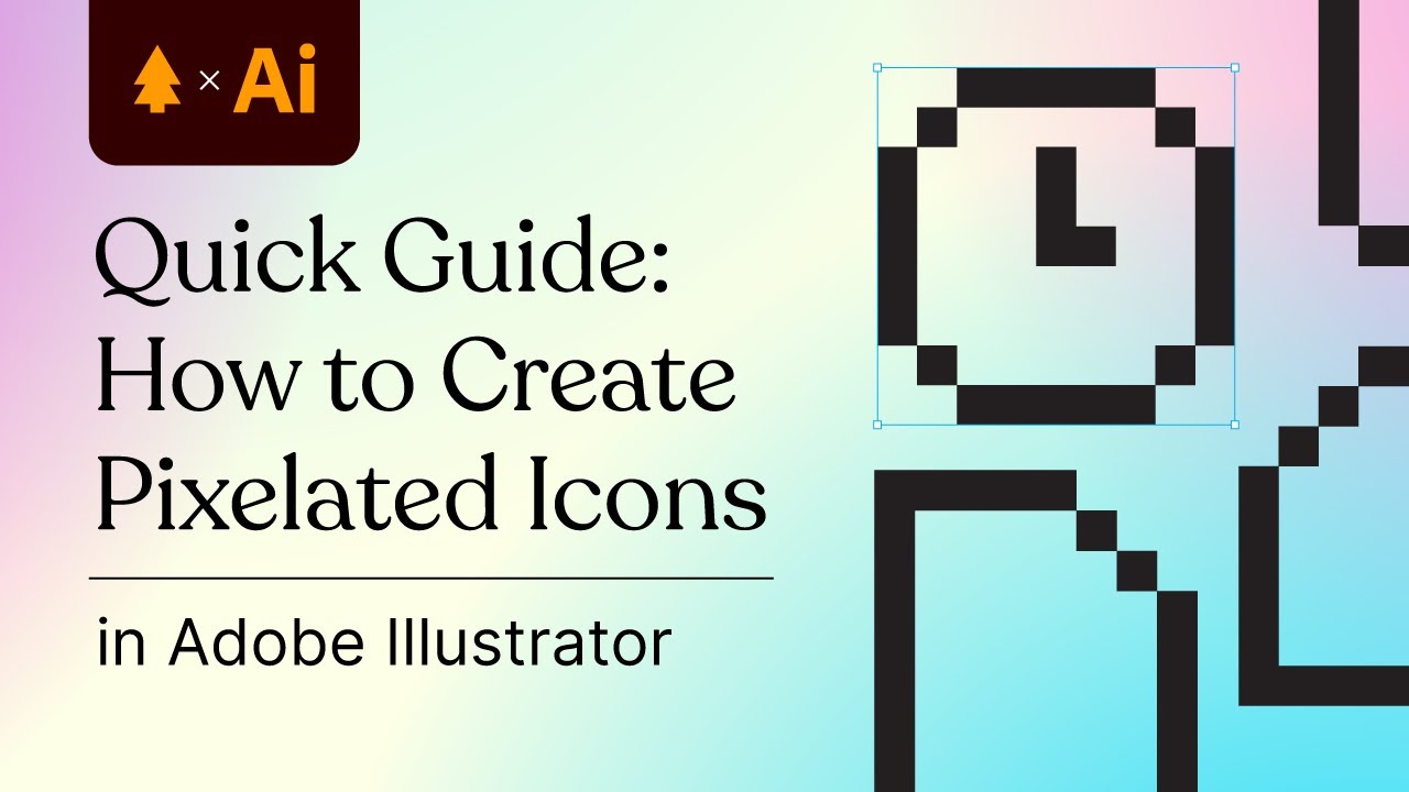 Creating Pixel Icons in Adobe Illustrator: A Beginner's Guide