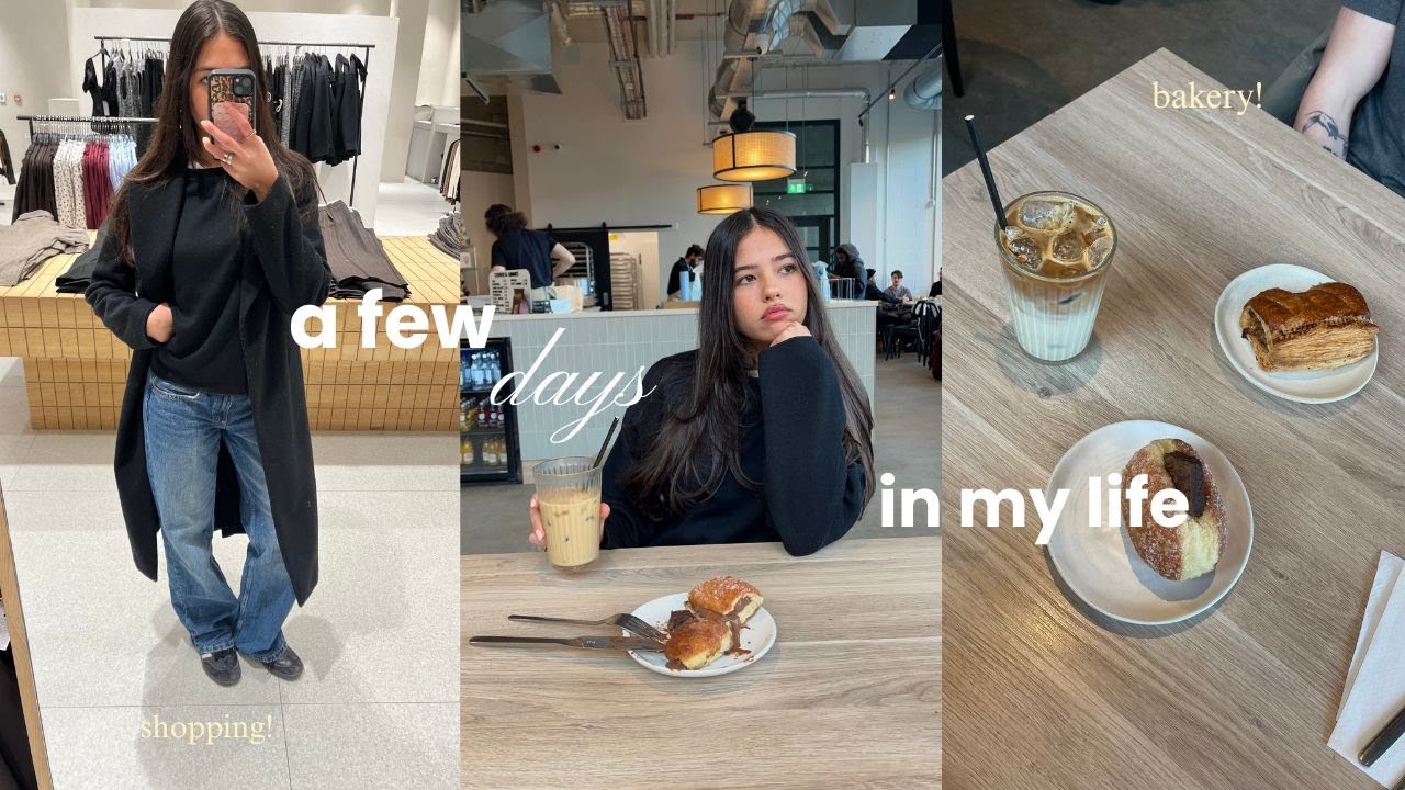 a few days in my life | shopping, bakery runs & cooking 🤍
