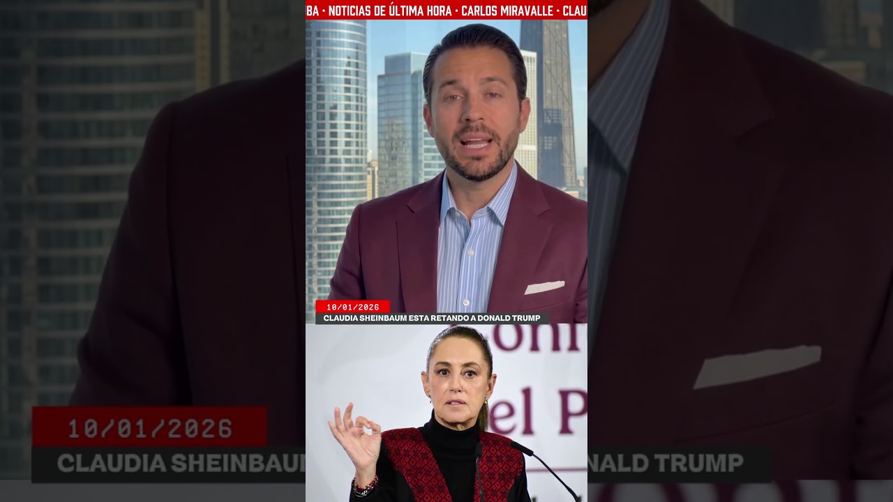 Claudia Sheinbaum reta a donald Trump… 