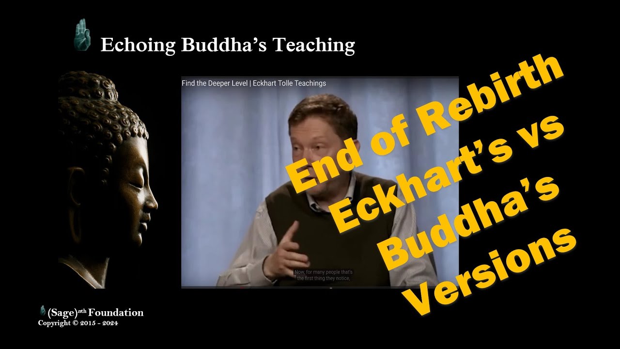 Ending rebirth Eckhart's/Buddha's version of Awakening #motivation  #Buddha #innovations  #awareness