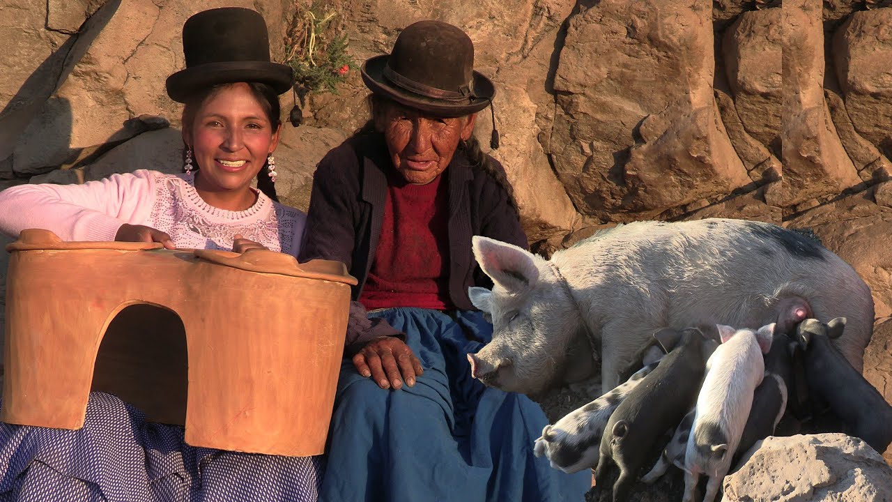 MI ABUELITA ME REGALA FOGÓN DE BARRO | LOS GANADOS DE MI ABUELITA - CHOLITA JULIA