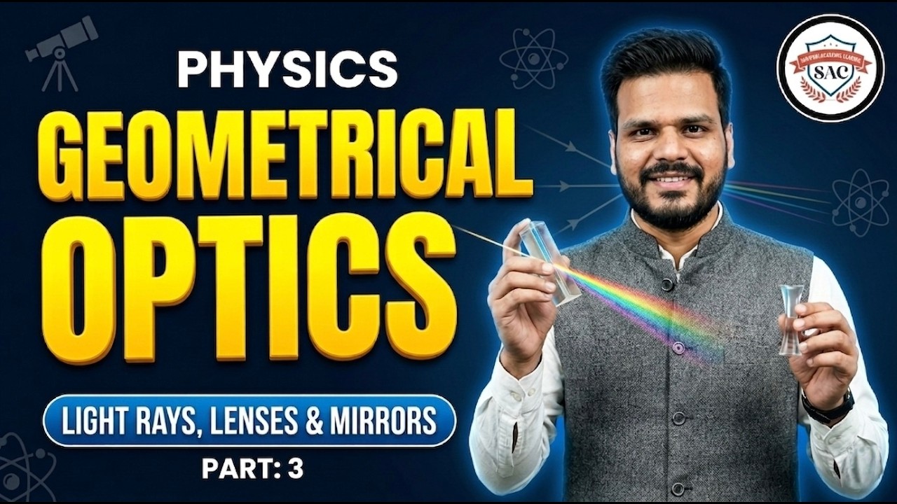 Introduction | Geometrical Optics | Part 3 | Physics | Light Rays, Lenses & Mirrors | By: Kishan Sir
