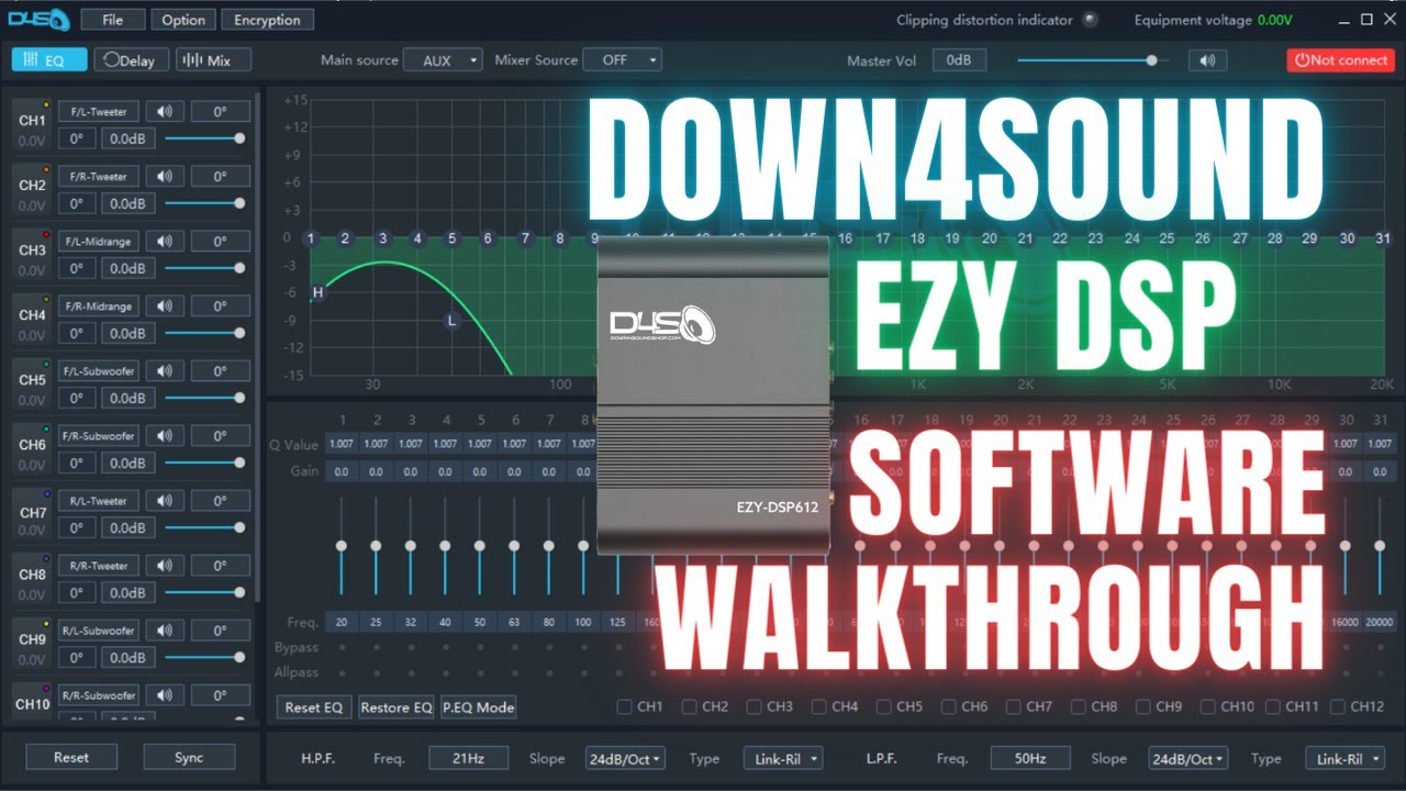 Обзор программного обеспечения Down4Sound EZY DSP
