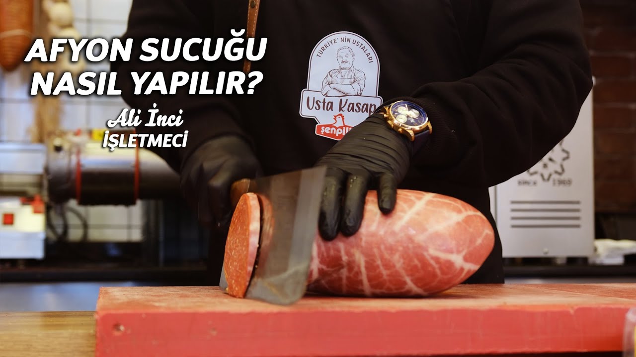 Afyon sucuğu nasıl yapılır? #Şenpiliç #UstaKasap