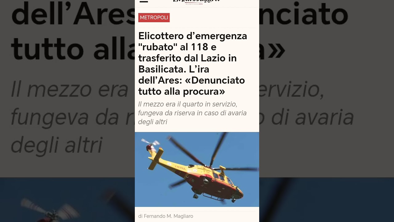 Rubato un Elicottero! 