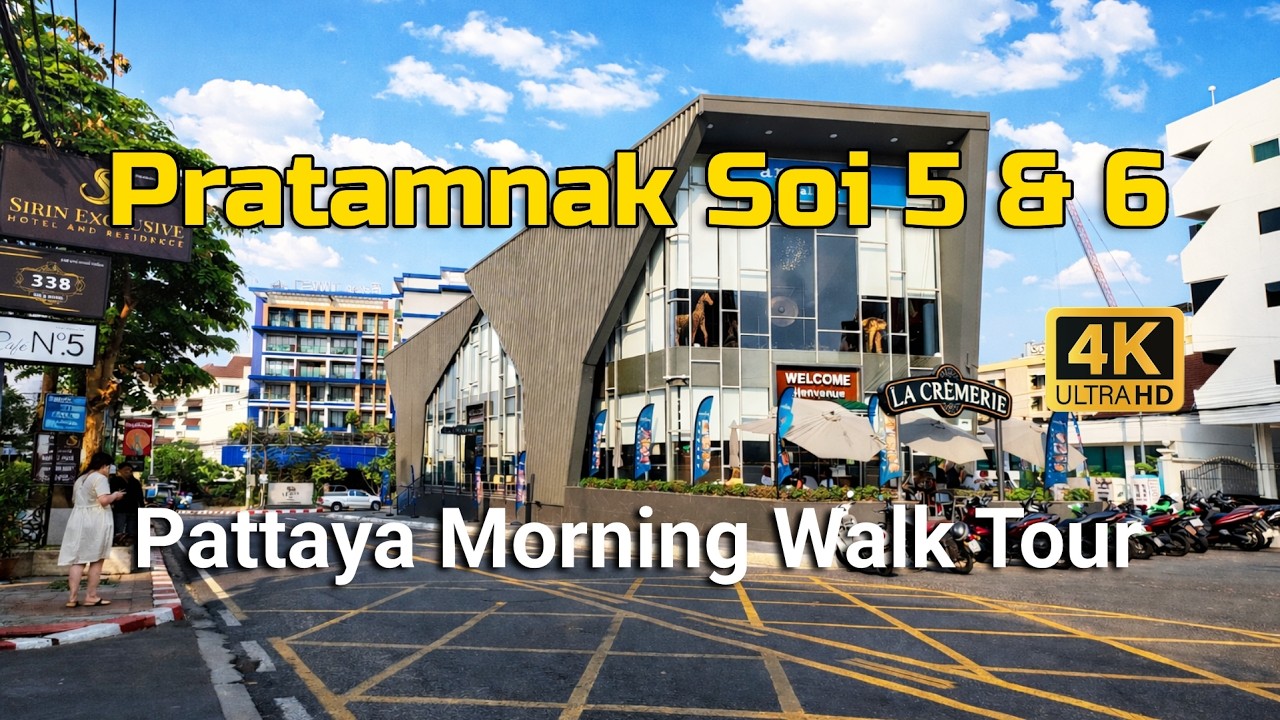 Pattaya Pratamnak Soi 5 & Soi 6: Hilltop to Yinyom Beach Loop 4K | Raw Asia Uncut | RAU 025