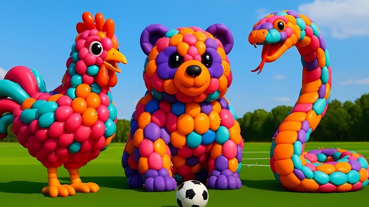 😱Mascot Vibrato Assistant Placed, Tall Balloon Animal Bhallon 
