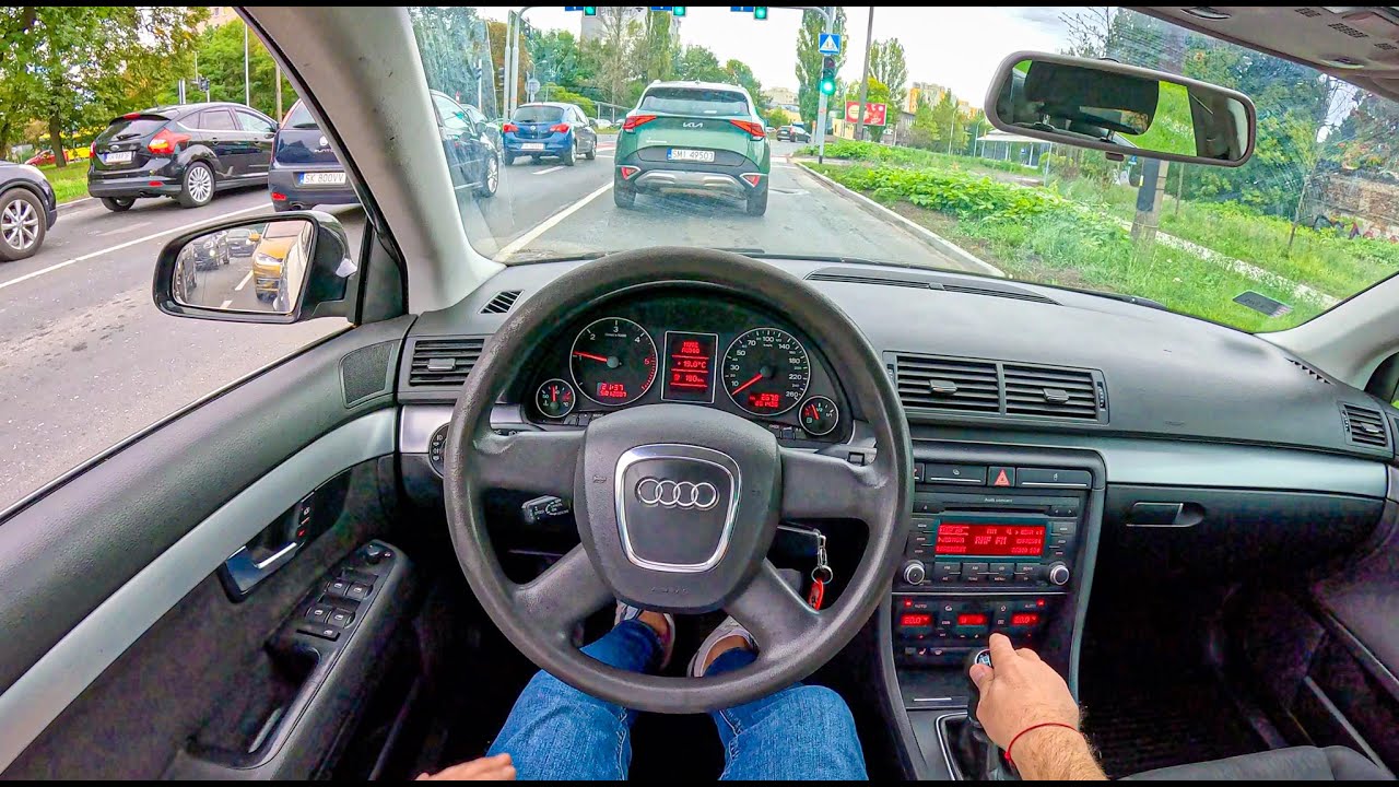 2008 Audi A4 B7 (2.0 TDI PD 140 hp) | POV Test Drive #2541 Joe Black