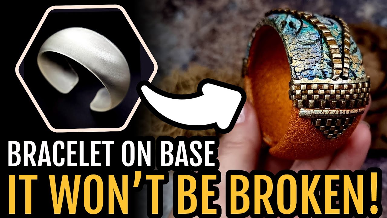 It wont to be BROKEN! The bracelet on the baking base! How to make a strong bracelet | Polymer clay
