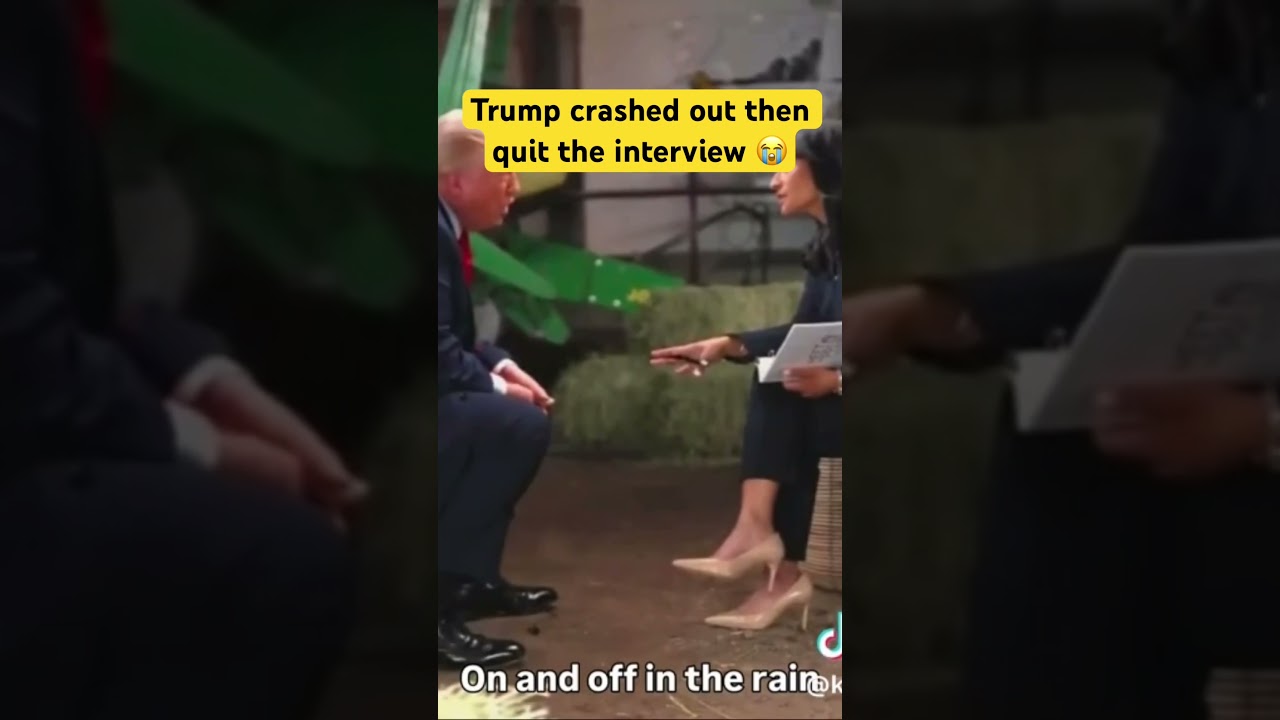 Трамп прервал интервью!