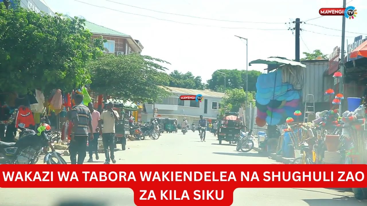 TAZAMA HALI ILIVYO TABORA MJINI LEO TAREHE 9 DISEMBA 2025 ,BAADHI YA MADUKA YAMEFUNGWA.