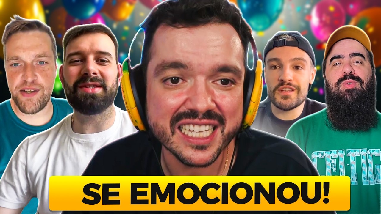 Gaules reacts to his birthday video.
