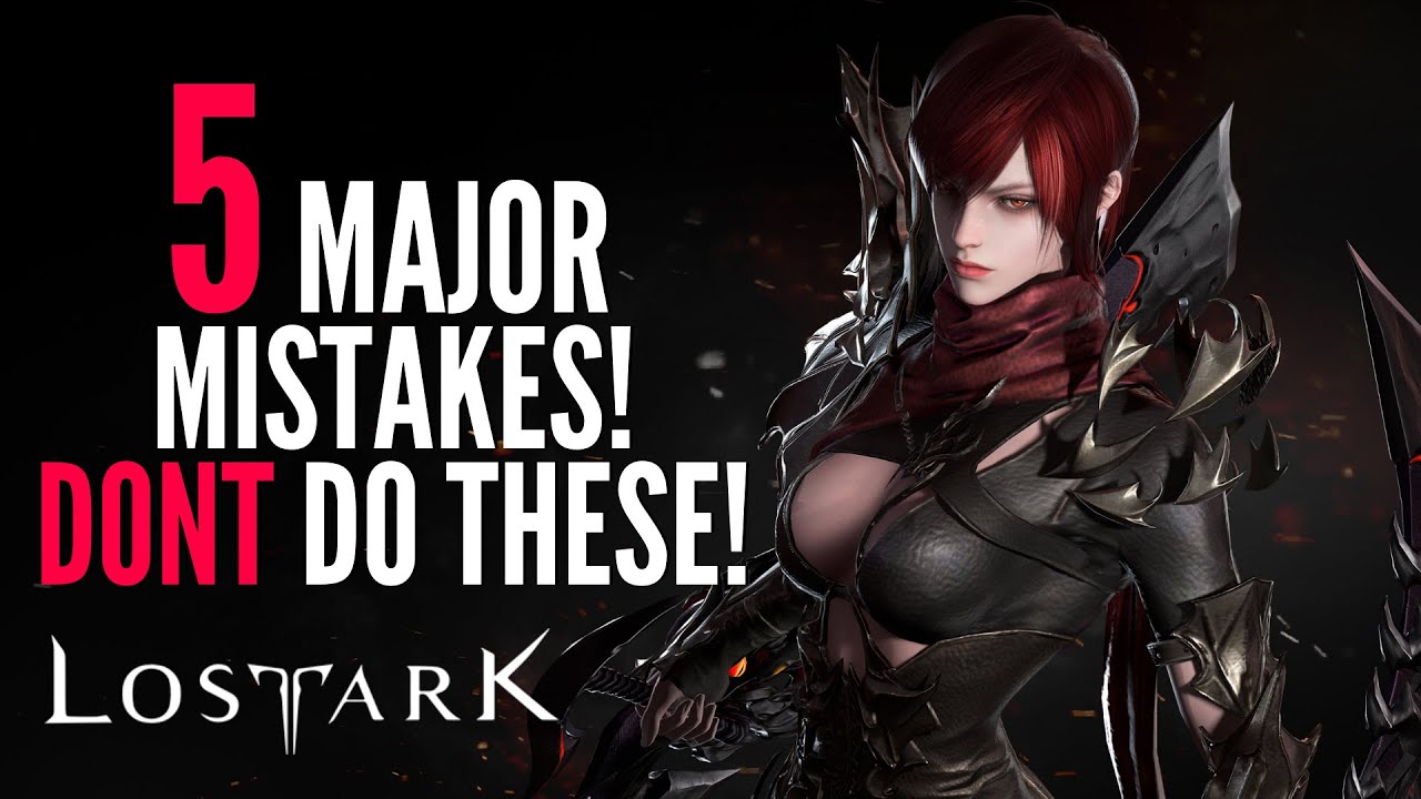 Lost Ark 5 MAJOR Mistakes Beginners Make! Dont Do These! Beginners Guide 2022