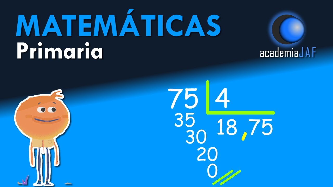 Aprende a dividir por una cifra sacando decimales en el cociente