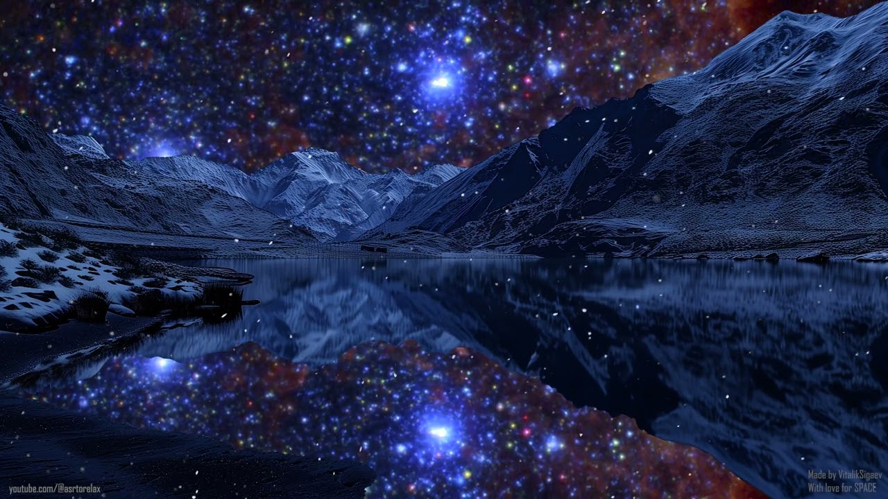 Relaxing Music for Sleep - NGC 1569: Hub of Star Formation with Tranquil Lake #relaxation