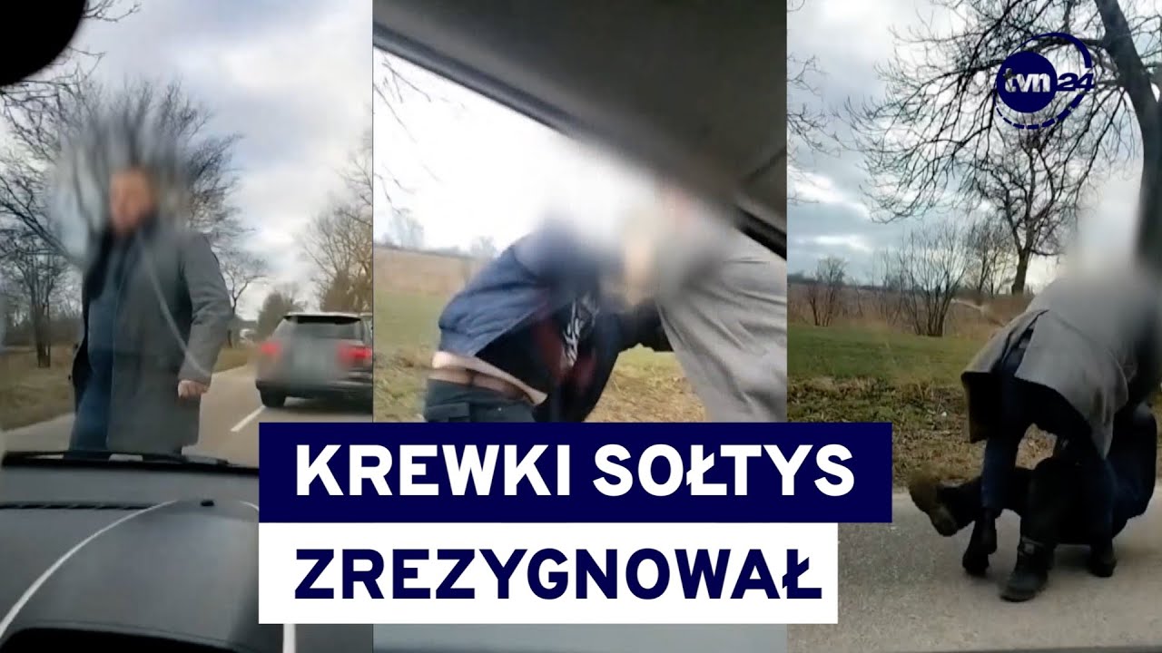 Agresja i chamstwo na drodze. Sołtys pobił kierowcę i zgłosił policji, że to jego pobito @tvn24