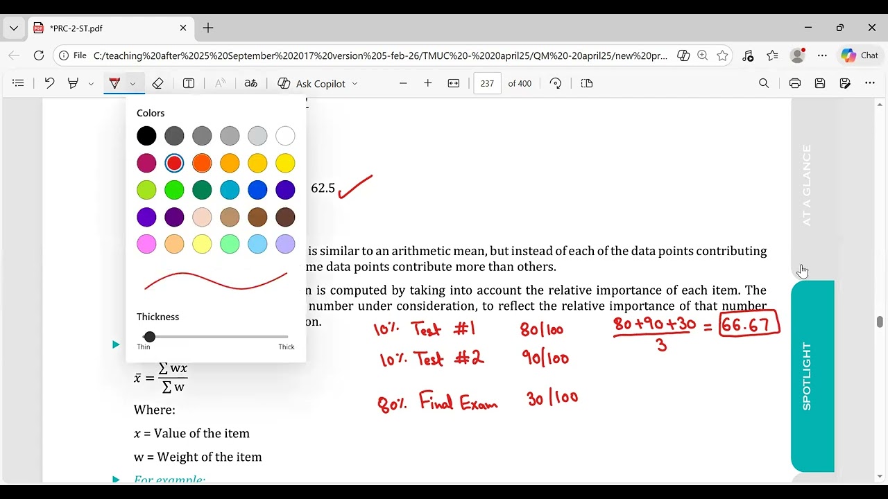 Chapter 8 revision lecture Statistical Measures of Data part 2