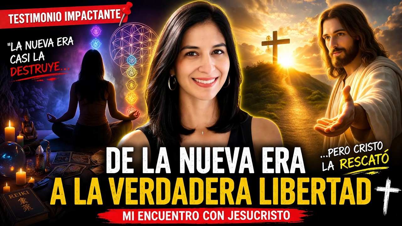 Testimonio impactante 📌 La Nueva Era casi la destruye… pero Cristo la rescató