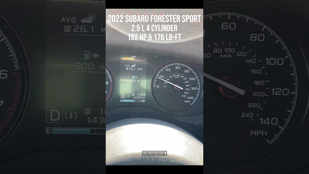 Do NOT buy a Subaru Forester for SPEED | 0-60 mph