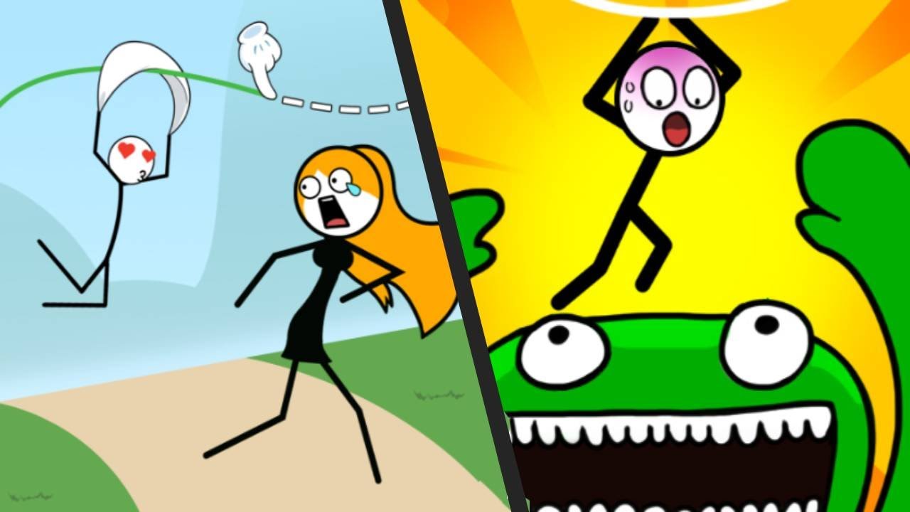 DRAW FLY vs FLY PUZZLE - All levels STICKMAN Puzzle Satisfying Double Gamepla yAndroid APK