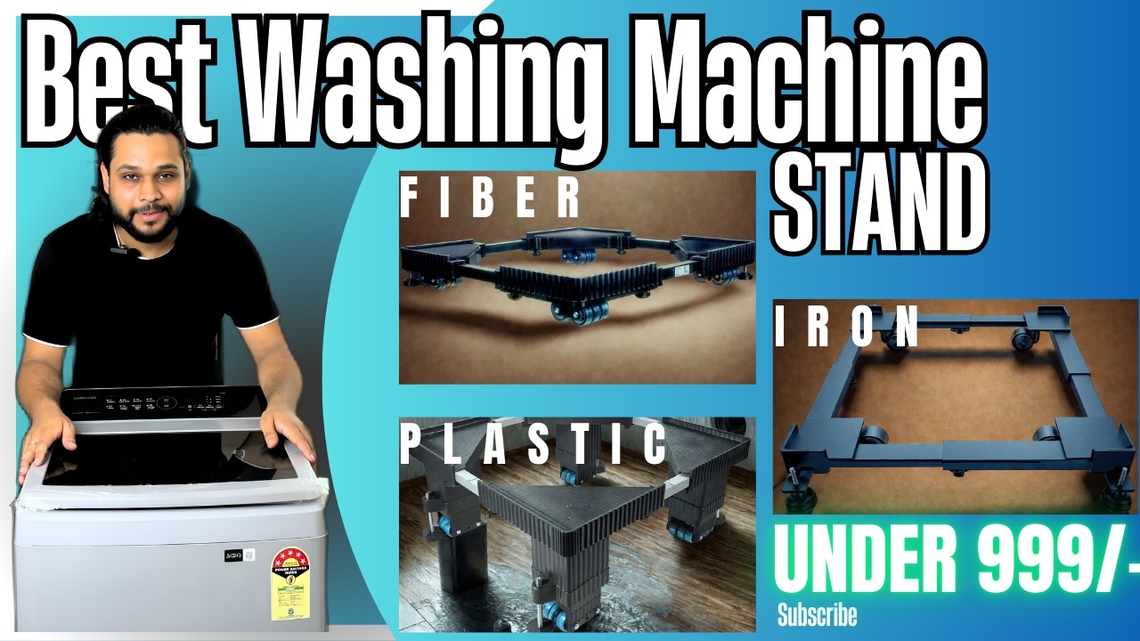 Washing Machine Stand Under 999 | 360 Rotatable Wheels and Adjustable | SAMSUNG | LG | BOSCH