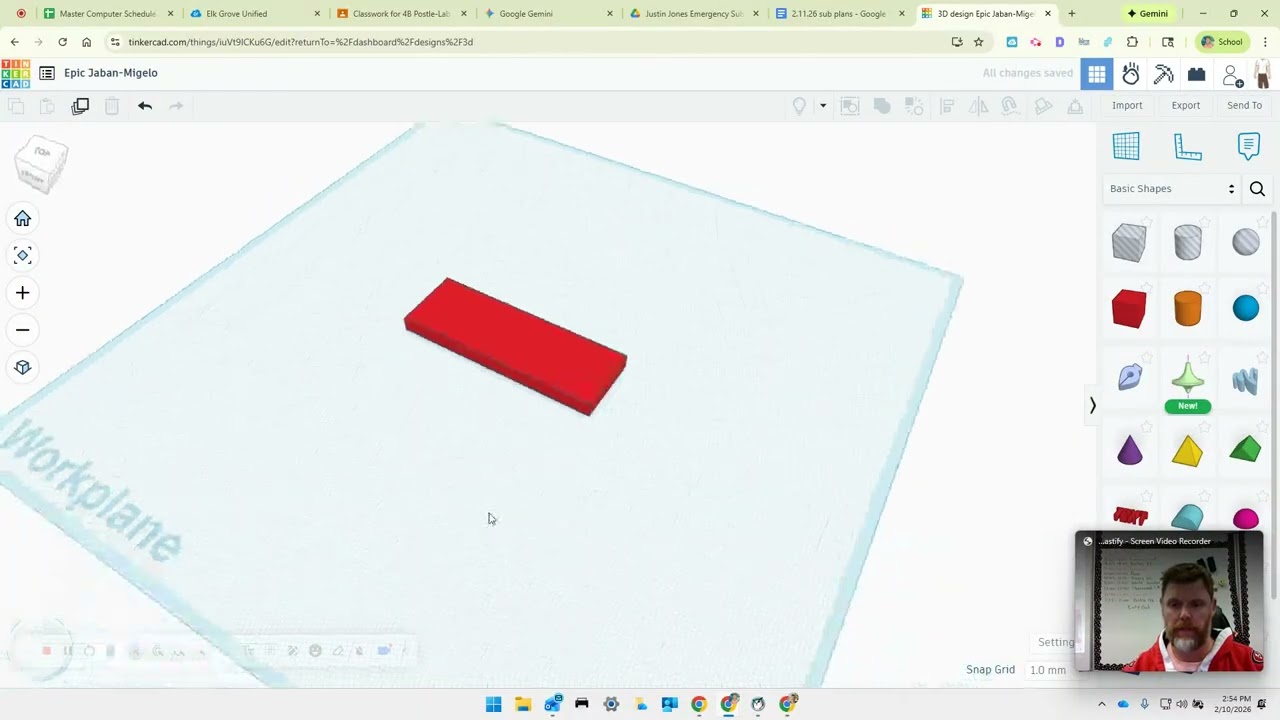 Tinkercad Name Plate
