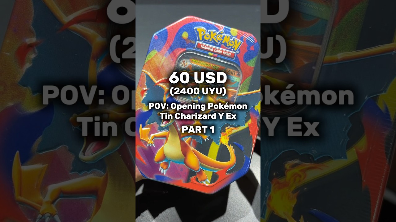 Pok&eacute;mon Tin Charizard Y Ex - Part 1 #pokemon #pokemoncards #pokemontcg #pokemoncommunity #fyp