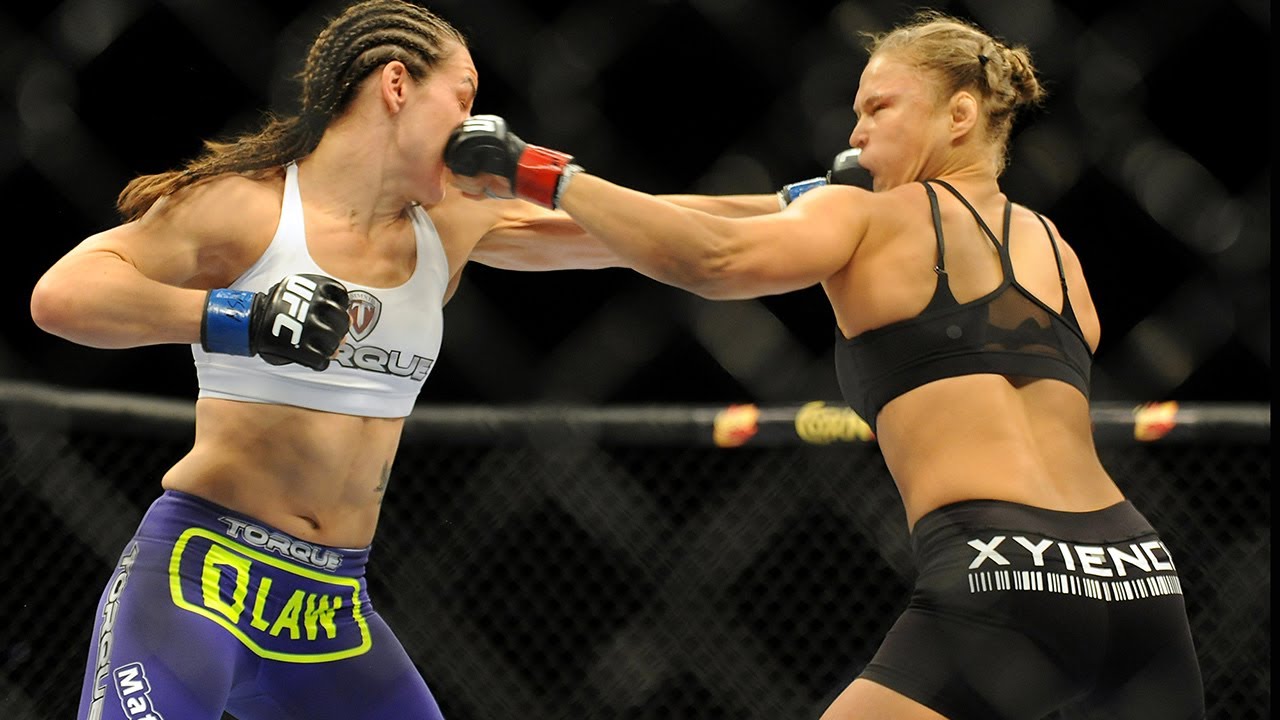 Ronda reacts to her epic KO against Alexis Davis