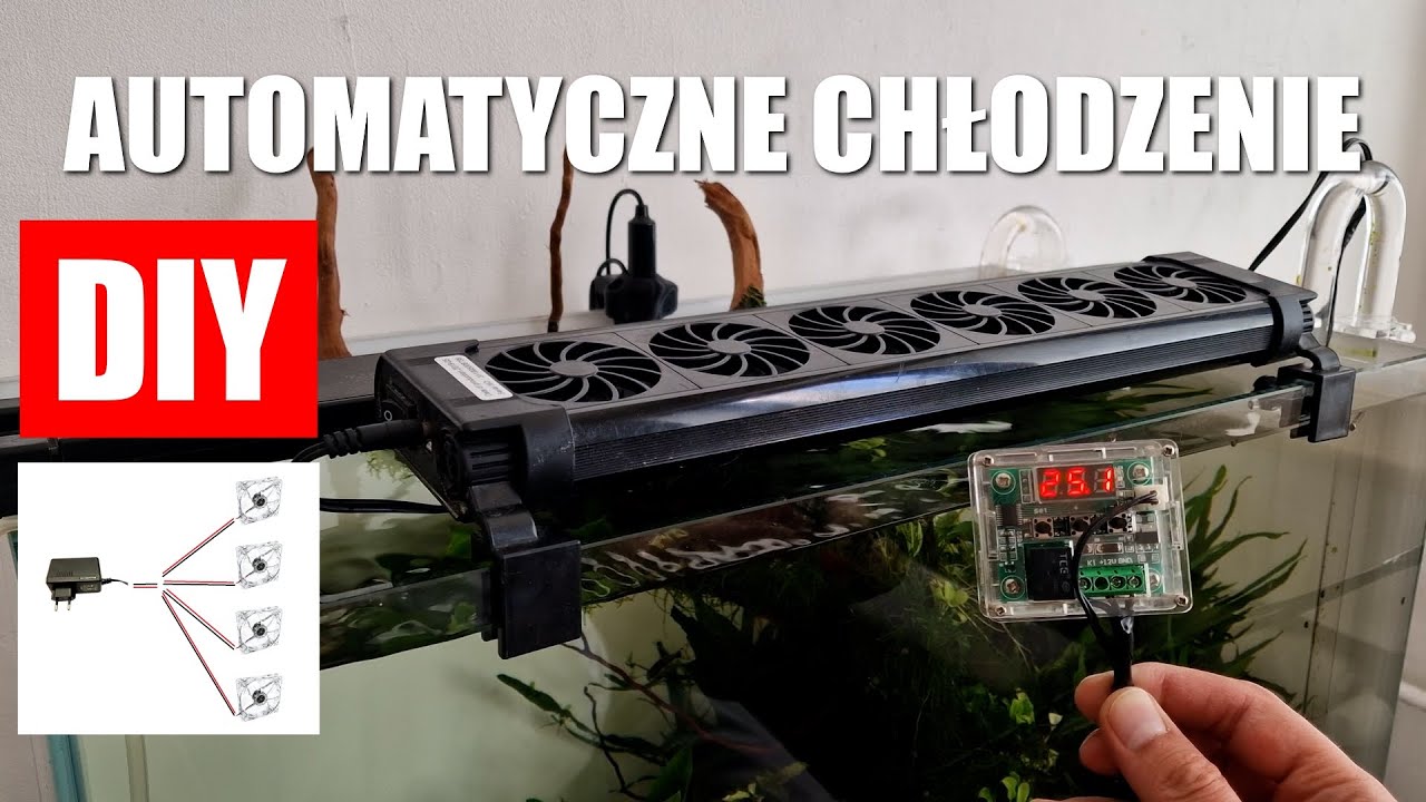 🛠DIY -Automatyczne chłodzenie akwarium - BOYU FS-606 + W1209 - dokrętka
