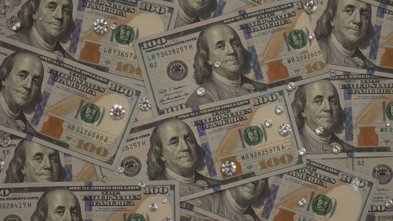 Money & Diamonds ♡ | Wealth Manifestation Background Viewing | Cozy Coquette Visual Aesthetic 💵
