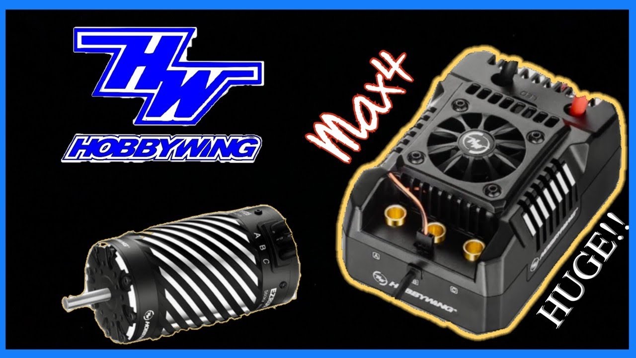 HOBBYWING 12S MAX4 esc and 560kv 70125 motor first look! HUGE!!