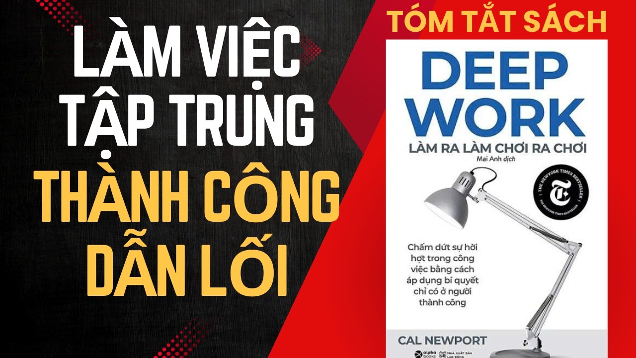 Review sách Deep Work – Cách Lấy Lại Sự Tập Trung Trong Một Thế Giới Đầy Xao Nhãng | Sách Nói