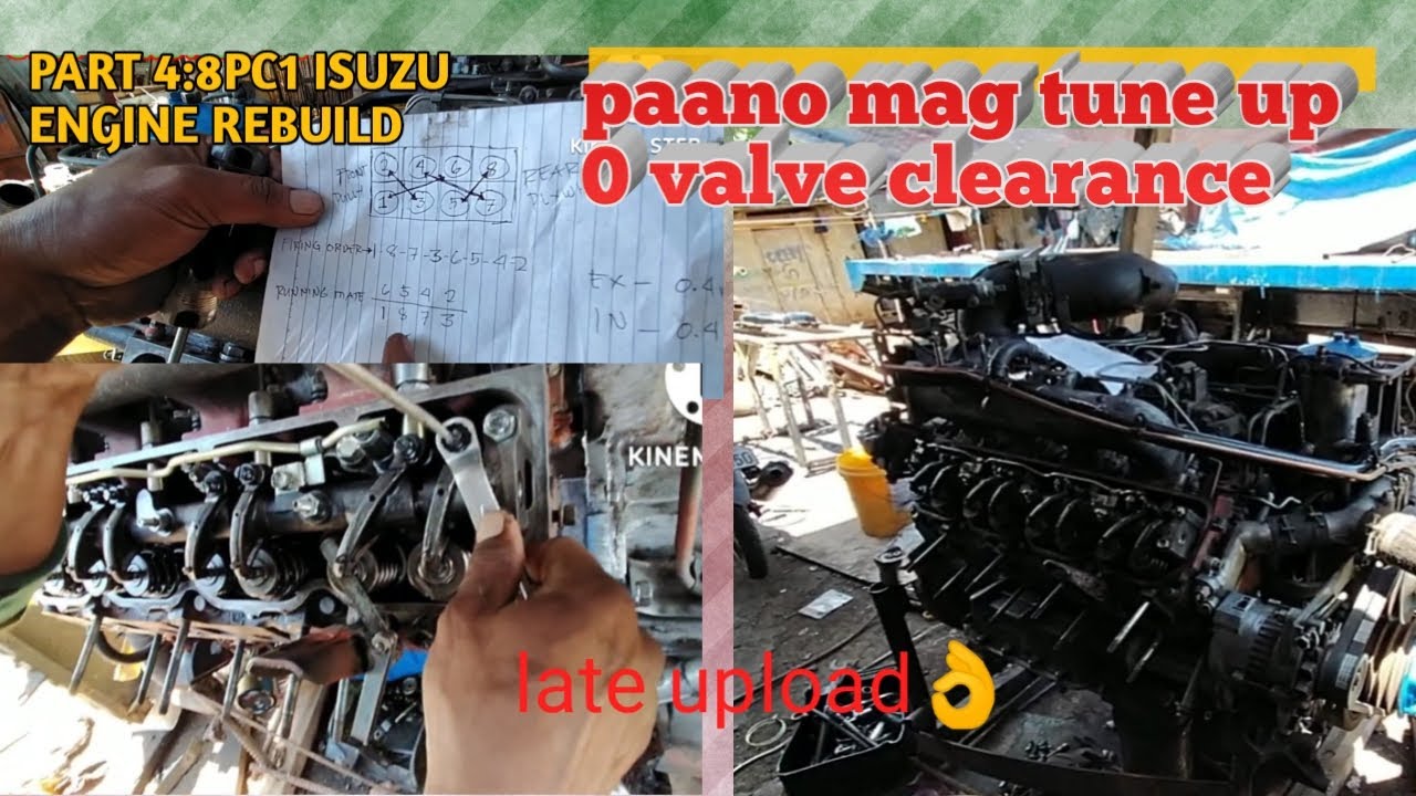 PART4:8PC1 Rebuild | tune up/valve clearance |firing order and running mate(late upload)