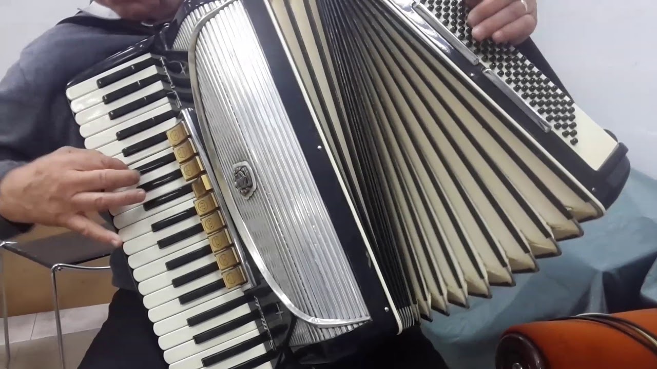 Settimio Soprani 120 bass Musette LMMM Accordion Akkordeon Fisarmonica + Case (2)