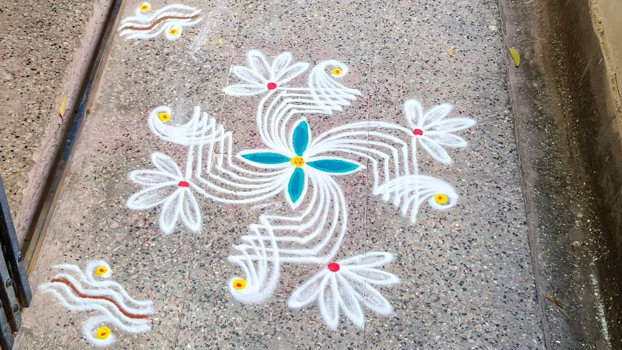 Priyasrangoli is live very easy kolam for beginners #easykolam #kolam #rangoli #muggulu #indianart 