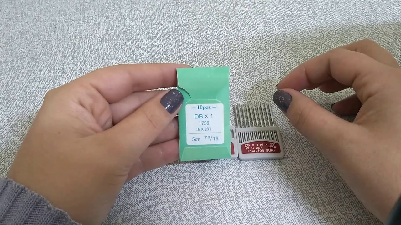 Que agulha usar na máquina reta industrial