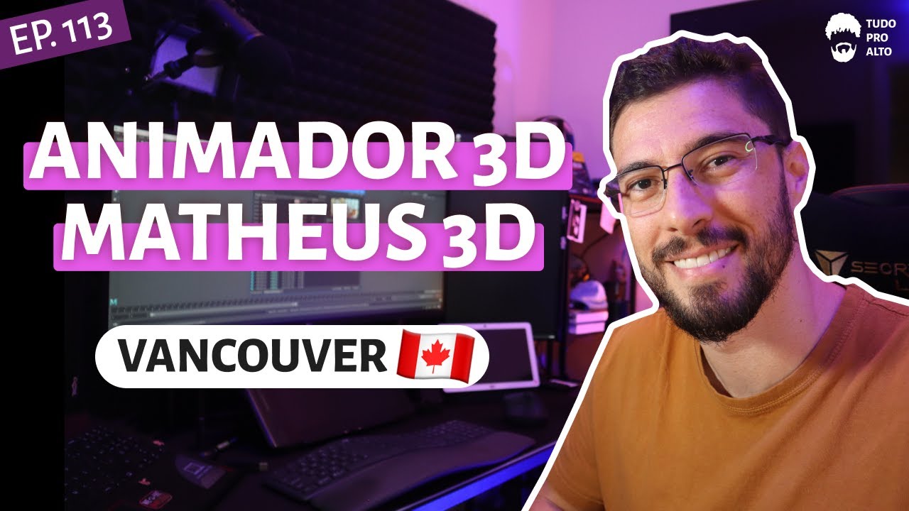 Animador 3D na S&eacute;rie Monstros no Trabalho, em Vancouver, Canad&aacute;, com @Matheus3D #113