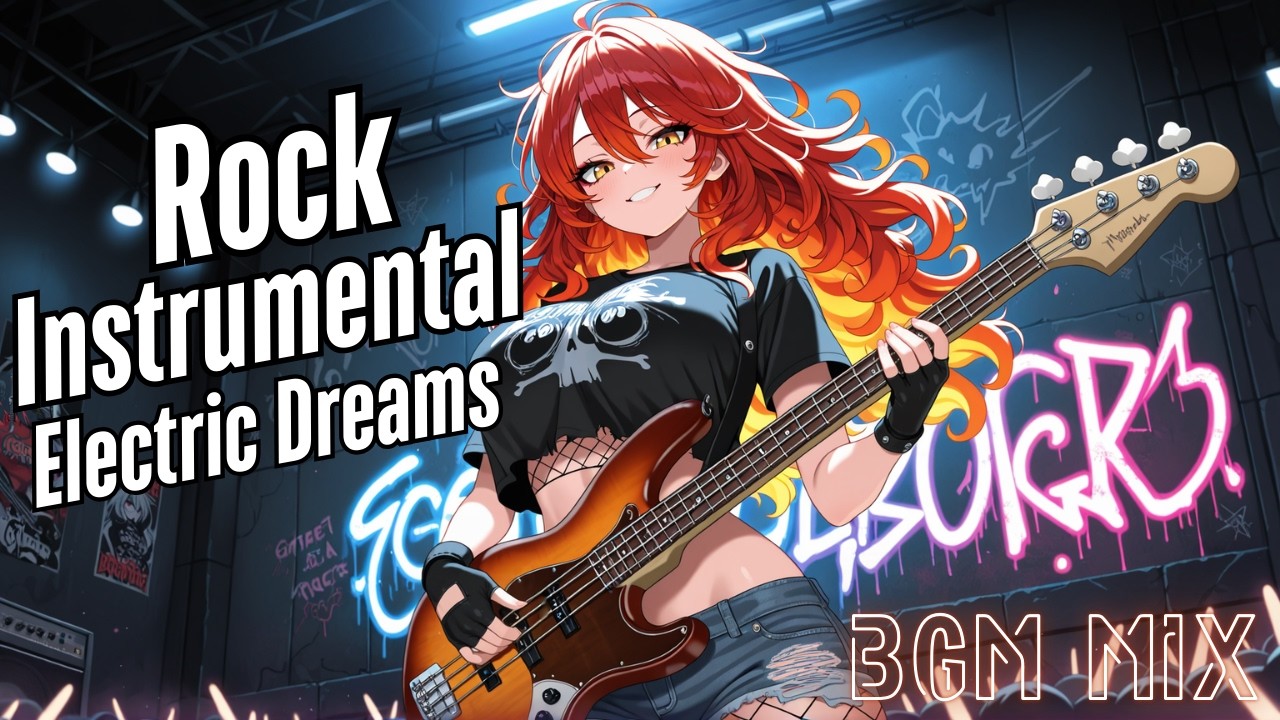 [1 Hour][Rock] Electric Dreams: 60 Minutes of Rock for Gaming and Studying. Fuel Your Focus 🔋